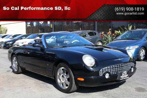 2004 Ford Thunderbird for sale at So Cal Performance SD, llc in San Diego CA