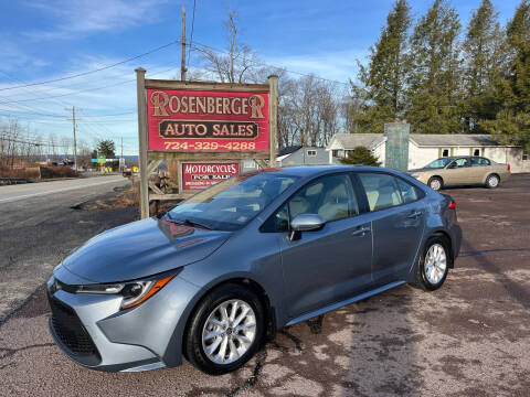 2021 Toyota Corolla for sale at Rosenberger Auto Sales LLC in Markleysburg PA