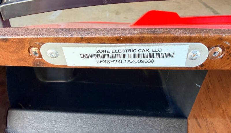 2012 ZONE ELECTRIC CAR GOLF CAR