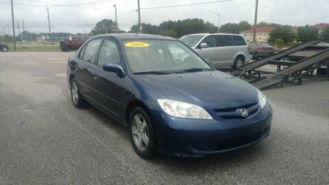 2005 Honda Civic for sale at Kelly & Kelly Supermarket of Cars in Fayetteville NC
