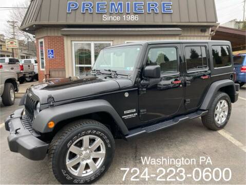 2017 Jeep Wrangler Unlimited for sale at Premiere Auto Sales in Washington PA