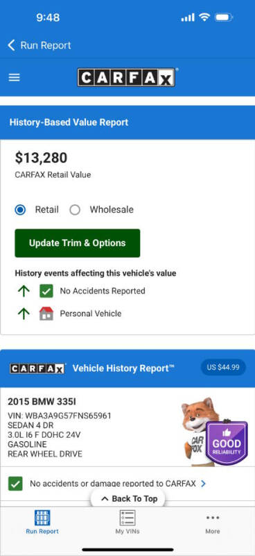 2015 BMW 3 Series 335i