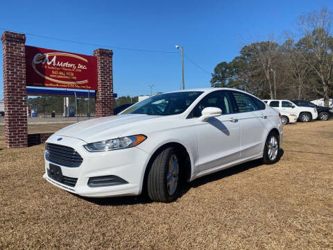 2013 Ford Fusion for sale at C M Motors Inc in Florence SC