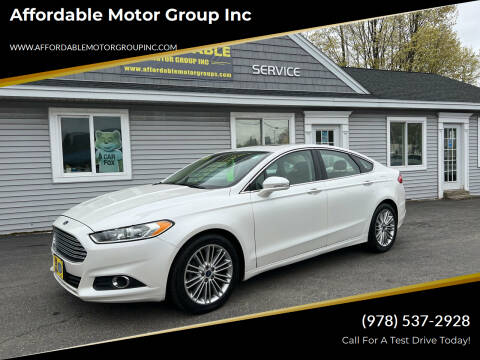 2016 Ford Fusion for sale at Affordable Motor Group Inc in Worcester MA