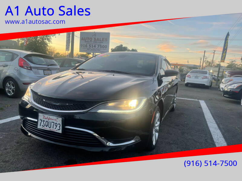 2015 Chrysler 200 for sale at A1 Auto Sales in Sacramento CA