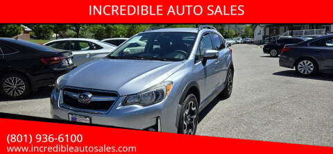 2016 Subaru Crosstrek for sale at INCREDIBLE AUTO SALES in Bountiful UT