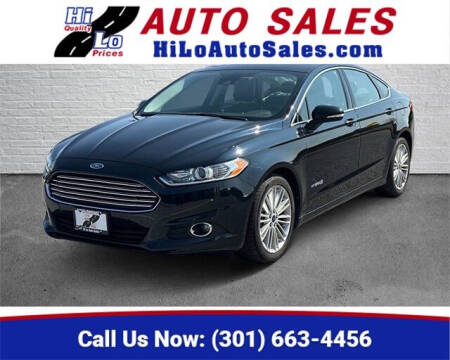 2014 Ford Fusion Hybrid for sale at Hi-Lo Auto Sales in Frederick MD