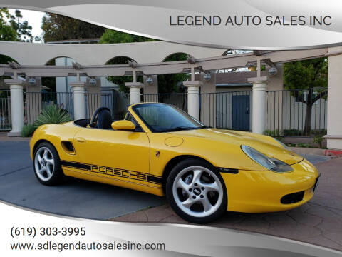 2001 Porsche Boxster for sale at Legend Auto Sales Inc in Lemon Grove CA