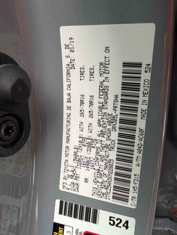 2019 Toyota Tacoma TRD Off-Road