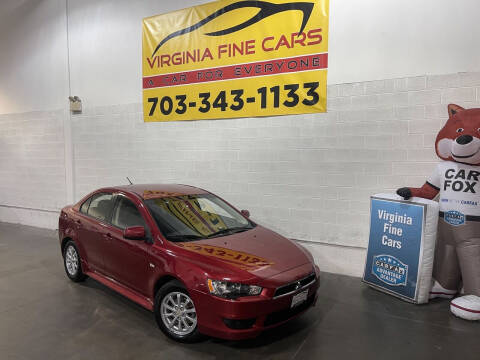 2012 Mitsubishi Lancer for sale at Virginia Fine Cars in Chantilly VA