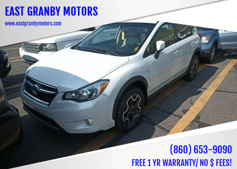 2014 Subaru XV Crosstrek for sale at EAST GRANBY MOTORS in East Granby CT