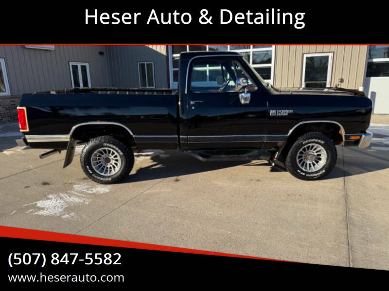 1989 Dodge RAM 150 for sale at Heser Auto & Detailing in Jackson MN