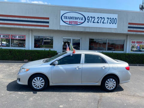 2009 Toyota Corolla for sale at Traditional Autos in Dallas TX