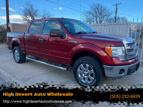 2013 Ford F-150 for sale at High Desert Auto Wholesale in Albuquerque NM