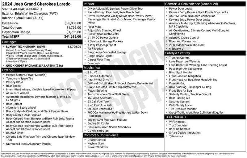 2024 Jeep Grand Cherokee Laredo