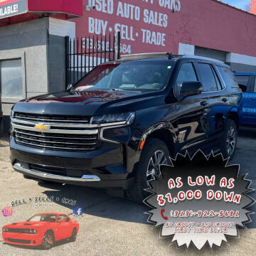 2021 Chevrolet Tahoe for sale at Dell Sells Cars in Detroit MI