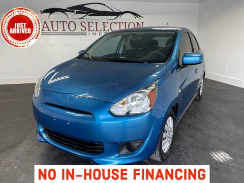 2015 Mitsubishi Mirage for sale at Auto Selection Inc. in Houston TX