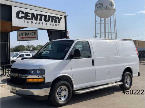 2022 Chevrolet Express for sale at CENTURY TRUCKS & VANS in Grand Prairie TX