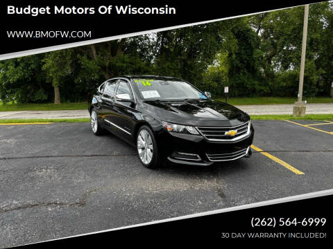 2016 Chevrolet Impala for sale at Budget Motors of Wisconsin in Racine WI