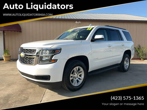 2018 Chevrolet Tahoe for sale at Auto Liquidators in Bluff City TN