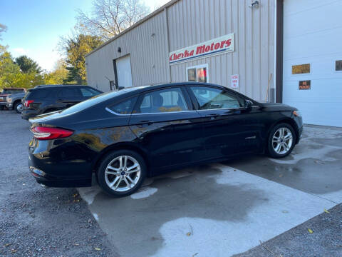2018 Ford Fusion Hybrid for sale at Cheyka Motors in Schofield WI