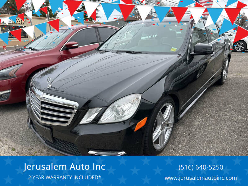 2013 Mercedes-Benz E-Class for sale at Jerusalem Auto Inc in North Merrick NY