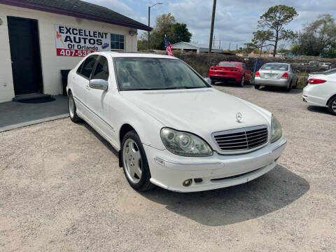 2000 Mercedes-Benz S-Class for sale at Excellent Autos of Orlando in Orlando FL