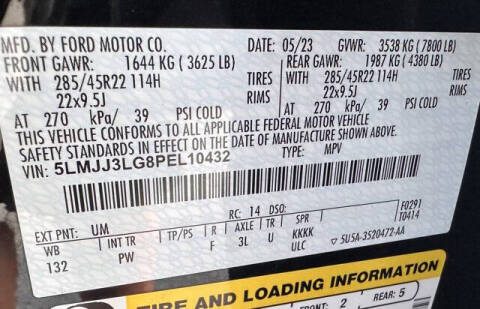 2023 Lincoln Navigator L Reserve