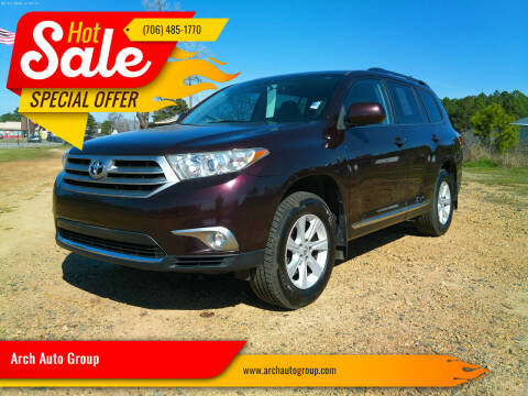 2013 Toyota Highlander for sale at Arch Auto Group in Eatonton GA