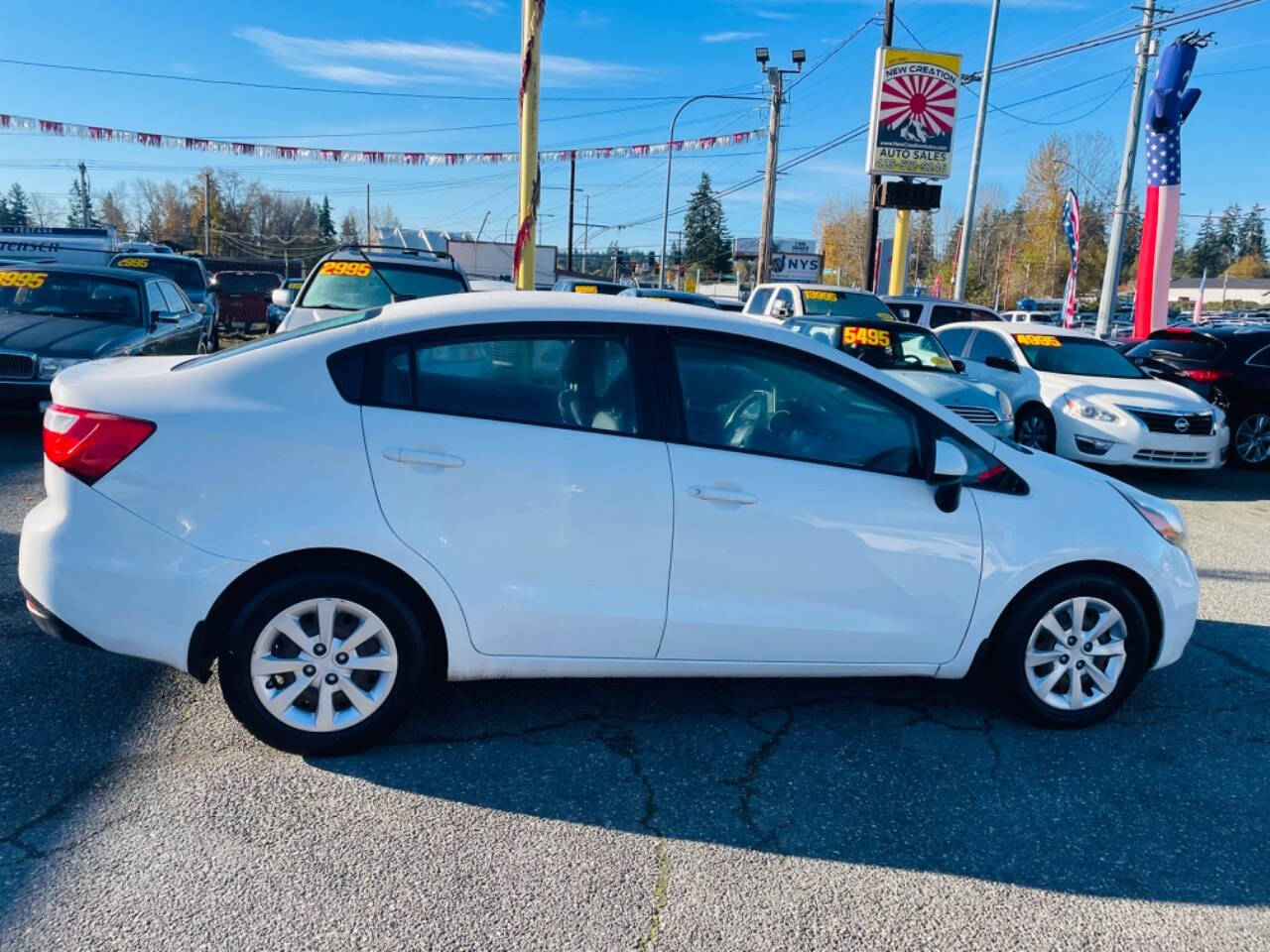 2013 Kia Rio for sale at New Creation Auto Sales in Everett, WA