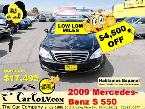 2009 Mercedes-Benz S-Class for sale at The Car Company in Las Vegas NV