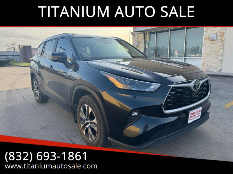 2023 Toyota Highlander for sale at TITANIUM AUTO SALE in Houston TX