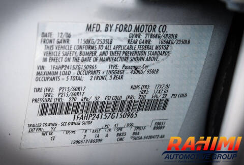 2007 Ford Five Hundred SEL