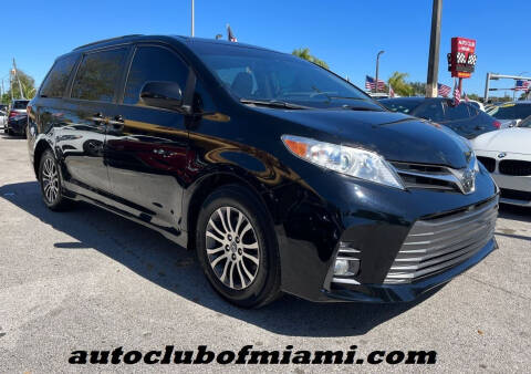 2019 Toyota Sienna for sale at AUTO CLUB OF MIAMI, INC in Miami FL