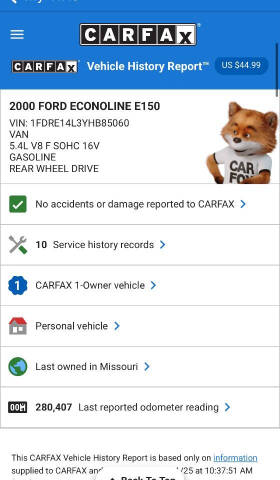 2000 Ford E-Series E-150