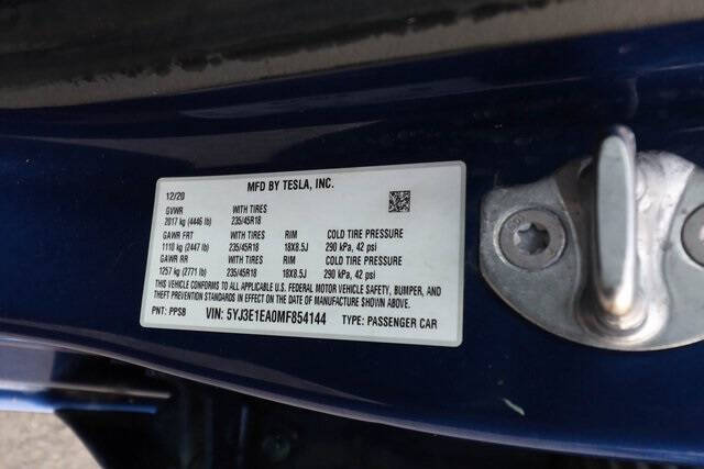 2021 Tesla Model 3 Standard Range Plus