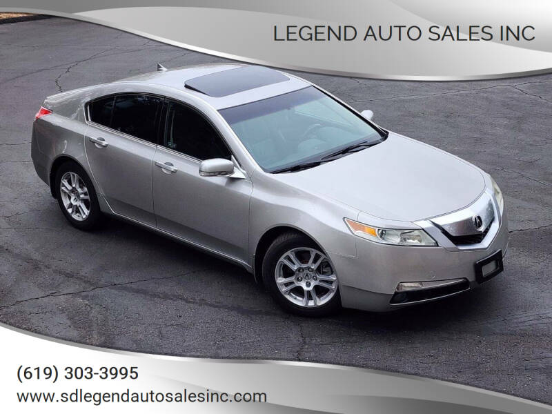 2009 Acura TL for sale at Legend Auto Sales Inc in Lemon Grove CA