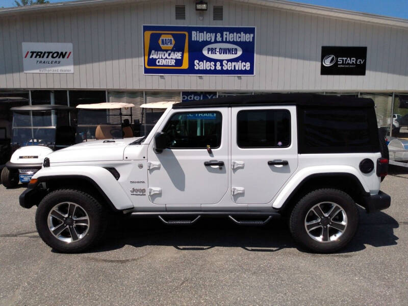 2018 Jeep Wrangler Unlimited for sale at Ripley & Fletcher Pre-Owned Sales & Service in Farmington ME