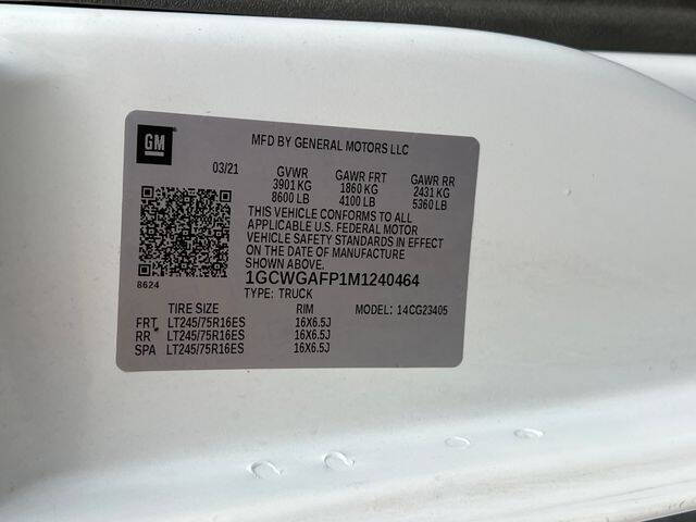 2021 Chevrolet Express 2500