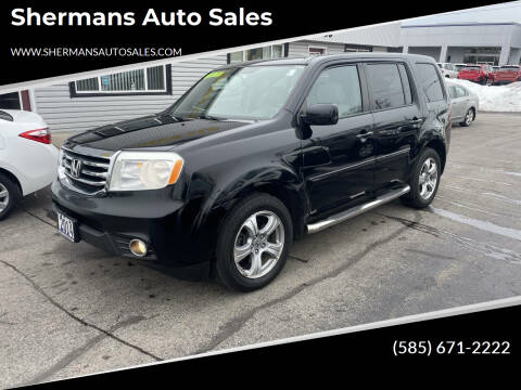 2014 Honda Pilot for sale at Shermans Auto Sales in Webster NY