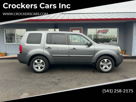 2013 Honda Pilot for sale at Crockers Cars Inc in Lebanon OR