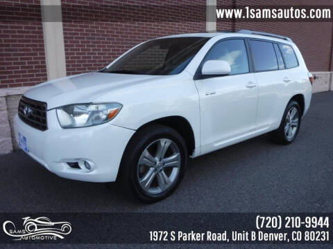 2008 Toyota Highlander for sale at SAM'S AUTOMOTIVE in Denver CO