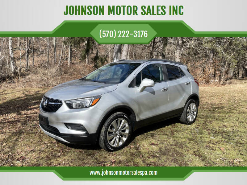 2017 Buick Encore for sale at JOHNSON MOTOR SALES INC in Lenoxville PA