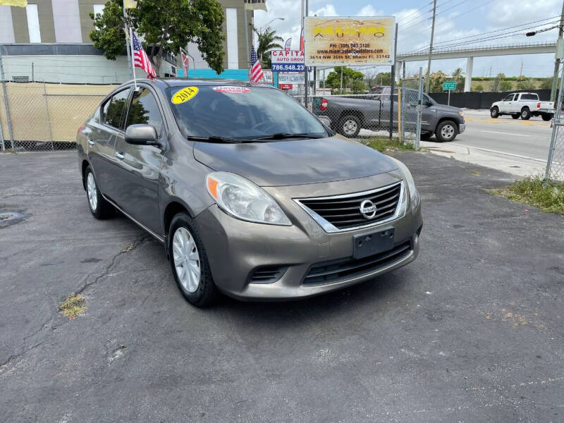 2014 Nissan Versa for sale at MIAMI AUTO LIQUIDATORS in Miami FL