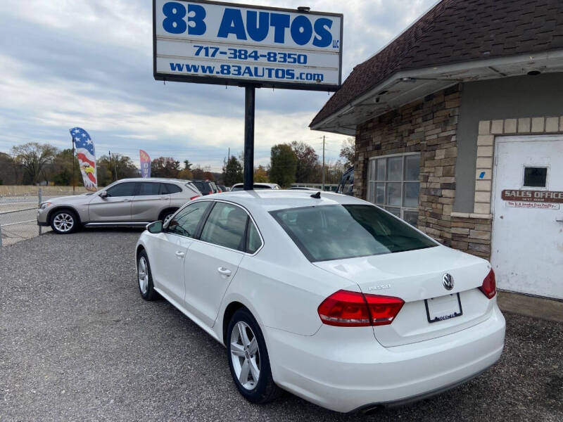 2012 Volkswagen Passat SE PZEV