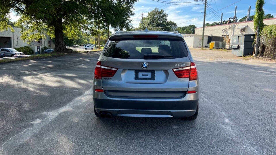 2013 BMW X3 for sale at East Auto Sales LLC in Raleigh, NC