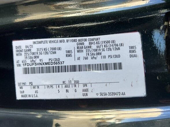 2021 Ford F-550 Super Duty