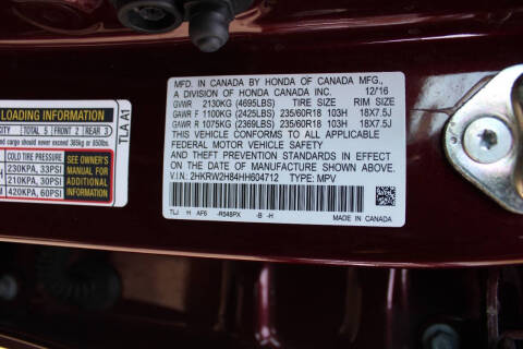 2017 Honda CR-V EX-L w/Navi