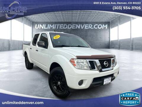 2014 Nissan Frontier for sale at Unlimited Auto Sales in Denver CO