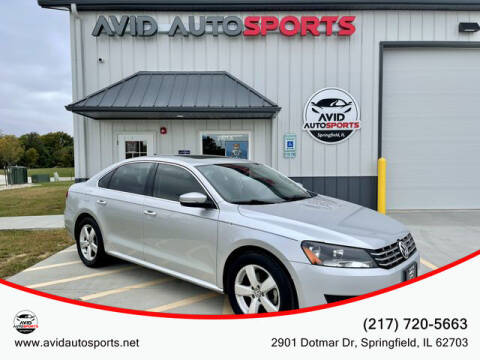 2013 Volkswagen Passat for sale at AVID AUTOSPORTS in Springfield IL